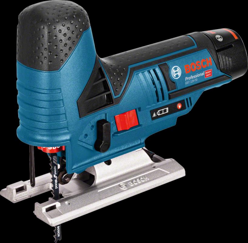Bosch Akülü Dekupaj Testere Makinesi GST 12V-70 (2 x 3,0 Ah Akü) - 06015A1005
