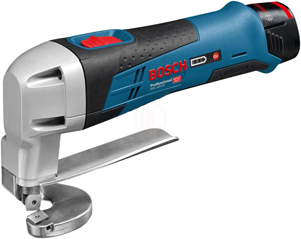 Bosch Akülü Sac Kesme Makinesi GSC 12V-13 (2 x 2,0 Ah Akü) - 0601926108