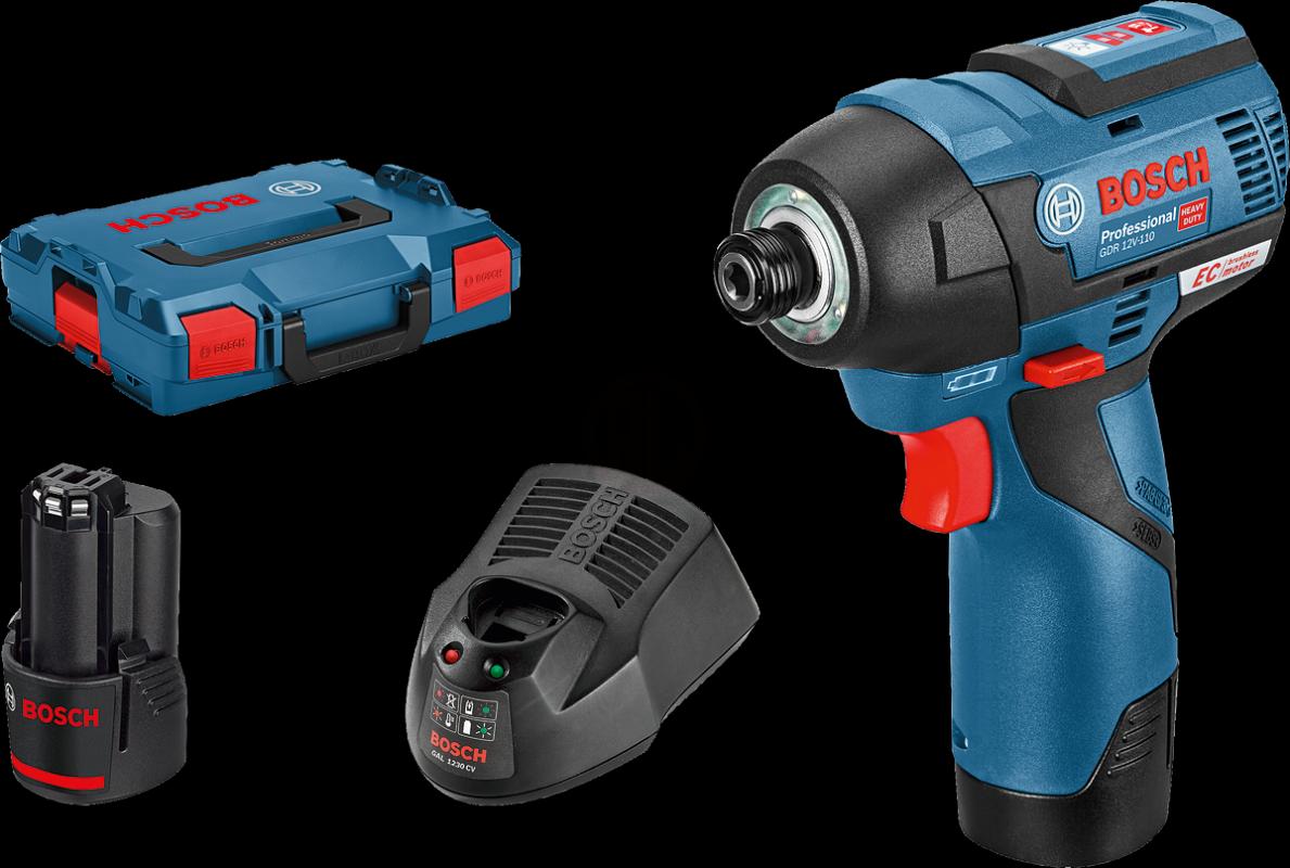 Bosch Akülü Somun Sıkma Makinesi GDR 12V-110 (2 x 3,0 Ah Akü) - 06019E0005