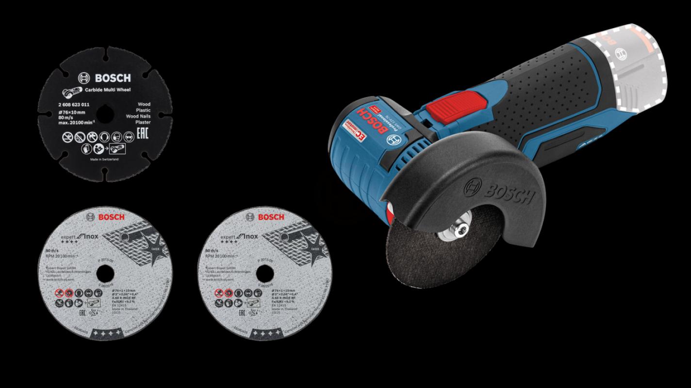 Bosch Akülü Taşlama Makinesi GWS 12V-76 (Aküsüz) - 06019F2000