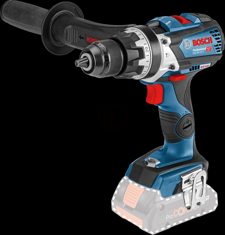 Bosch Akülü Darbeli Vidalama Matkabı GSB 18V-110 C (Aküsüz) - 06019G030A