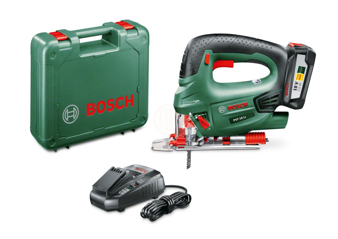 Bosch Akülü Dekupaj Testere Makinesi PST 18 LI (1 x 2,5 Ah Akü) - 0603011004