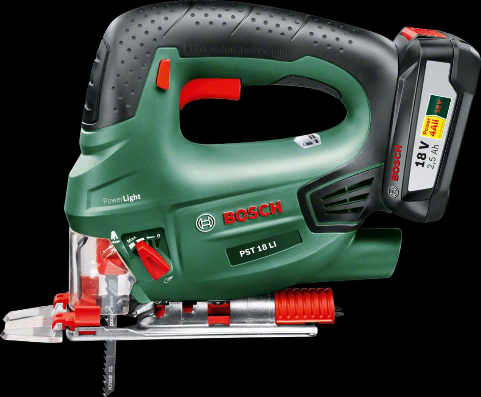 Bosch Akülü Dekupaj Testere Makinesi PST 18 LI (1 x 2,5 Ah Akü) - 0603011004