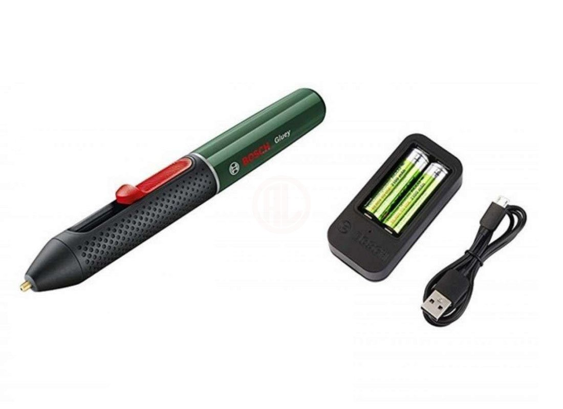 Bosch Akülü Gluey Tutkal Kalemi Yeşil (2 x 1,2V HR06 AA Şarj Edilebilir Pil) - 06032A2100