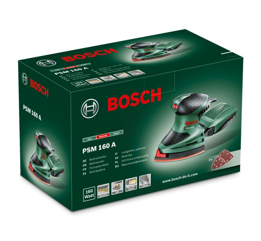 Bosch 160W Zımpara Makinesi PSM 160 A - 0603377000