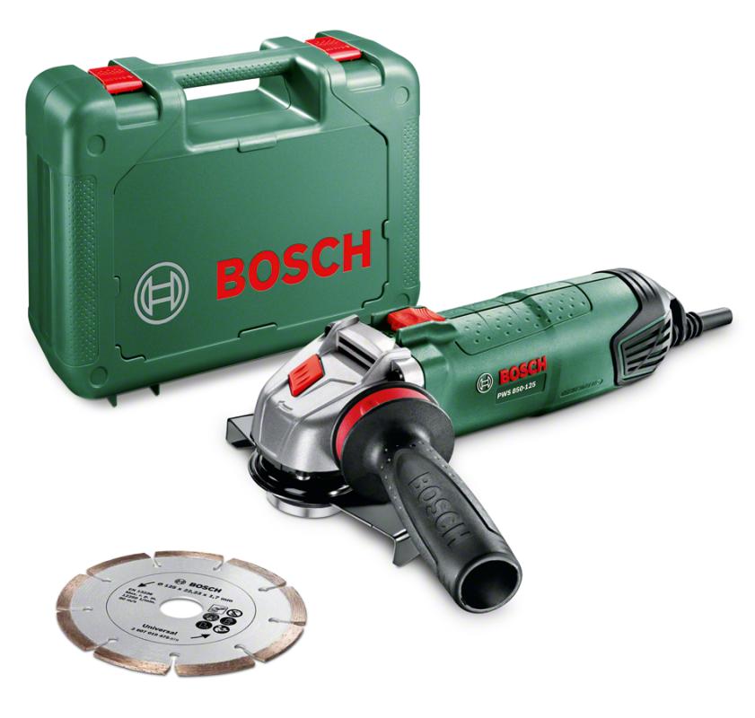 Bosch 850W Avuç Taşlama Makinesi PWS 850-125 (125 mm) 06033A270B