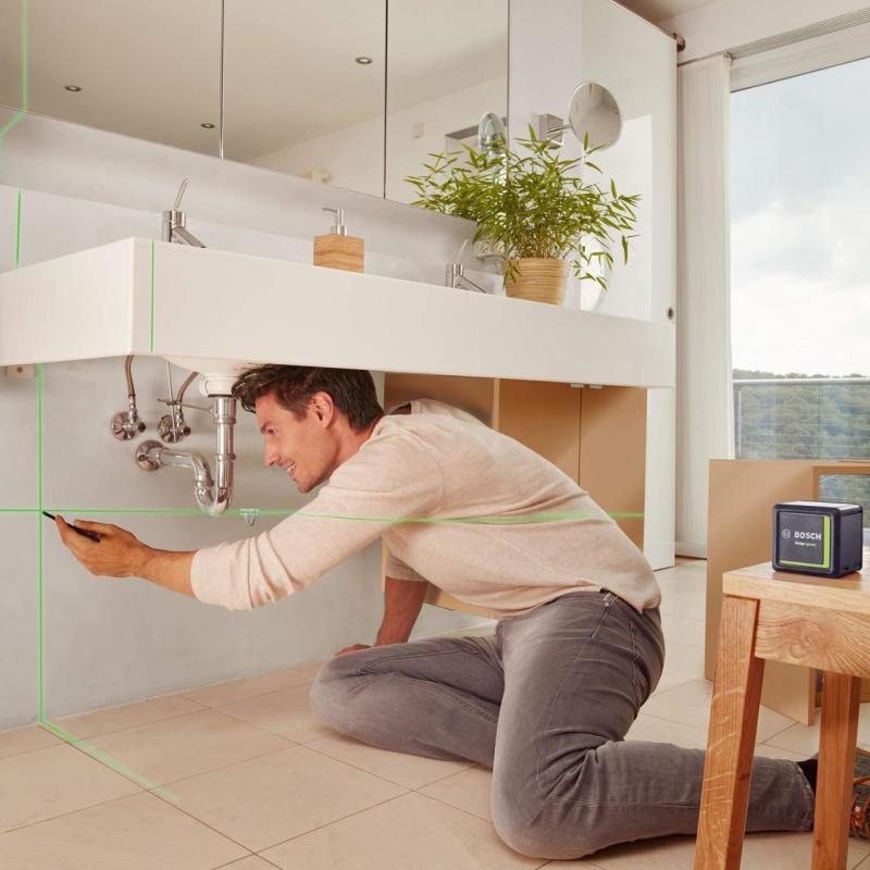 Bosch QUİGO GREEN ÇAPRAZ ÇİZGİLİ HİZALAMA LAZERİ - 0603663C02