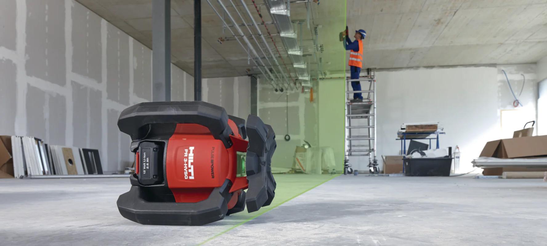 Hilti PR 3-HVSG Pilli İç Mekan Eksenel Terazi