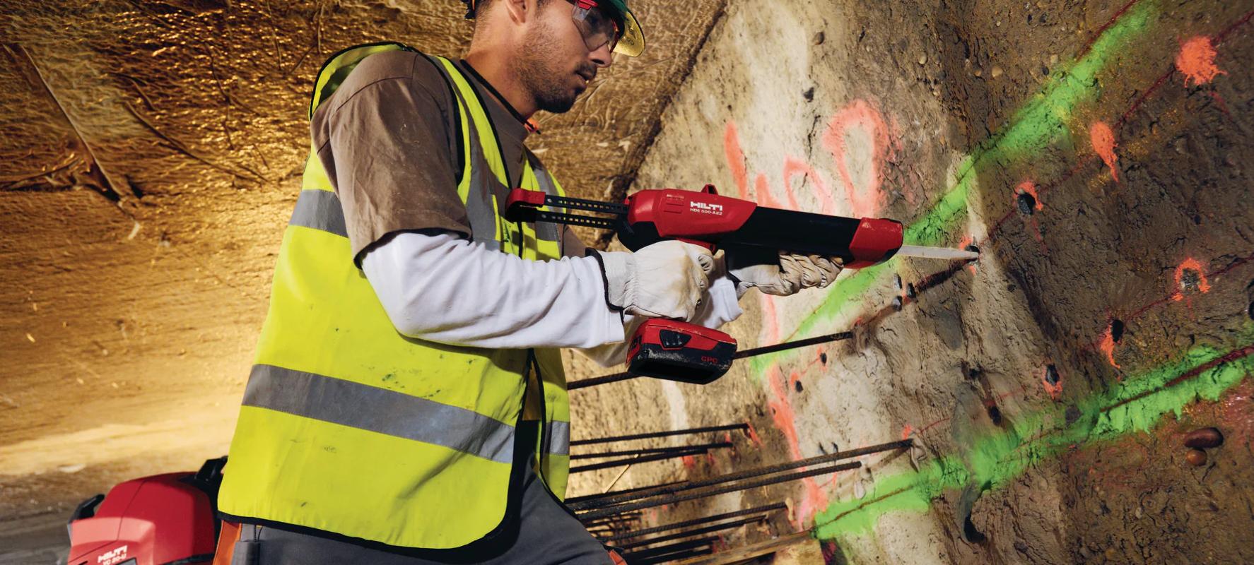 Hilti HDE 500-A22 Şarjlı Yapışkan Uygulama Tabancası (Aküsüz)
