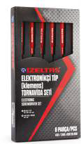 İzeltaş 4500 00 8106 Elektronikçi Tip (Klemens) Tornavida Seti (6 Parça)
