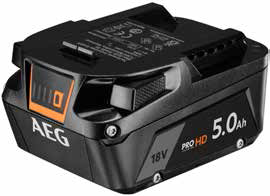 Aeg BSS18C3B3-502C 18V Akülü Kömürsüz Darbeli Vidalama 2x5.0Ah