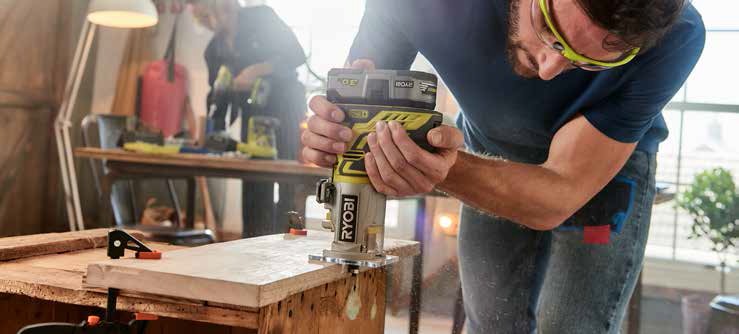 Ryobi R18TR-0 18V Akülü Formika Traşlama (Aküsüz)