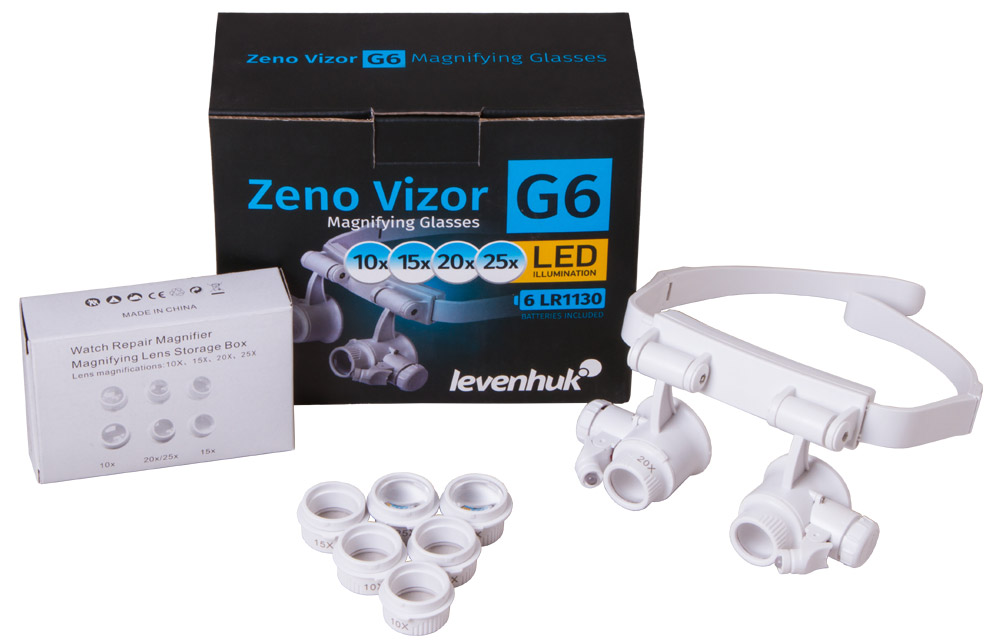 Levenhuk Zeno Vizor G6 Büyüteçli Gözlükler