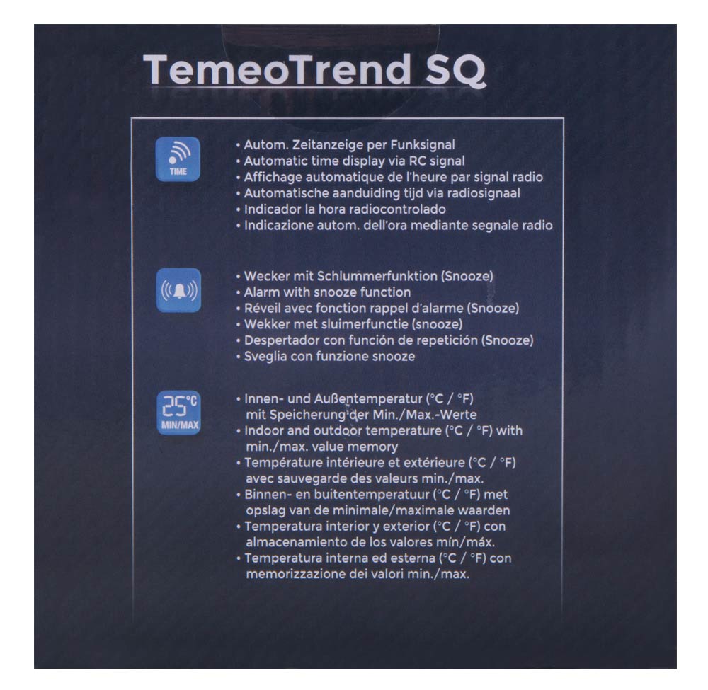 Bresser TemeoTrend SQ RC Weather Station, white