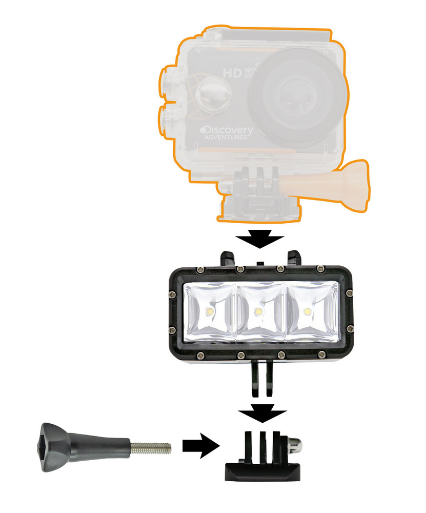 Bresser WP LED Torch for Action Cameras