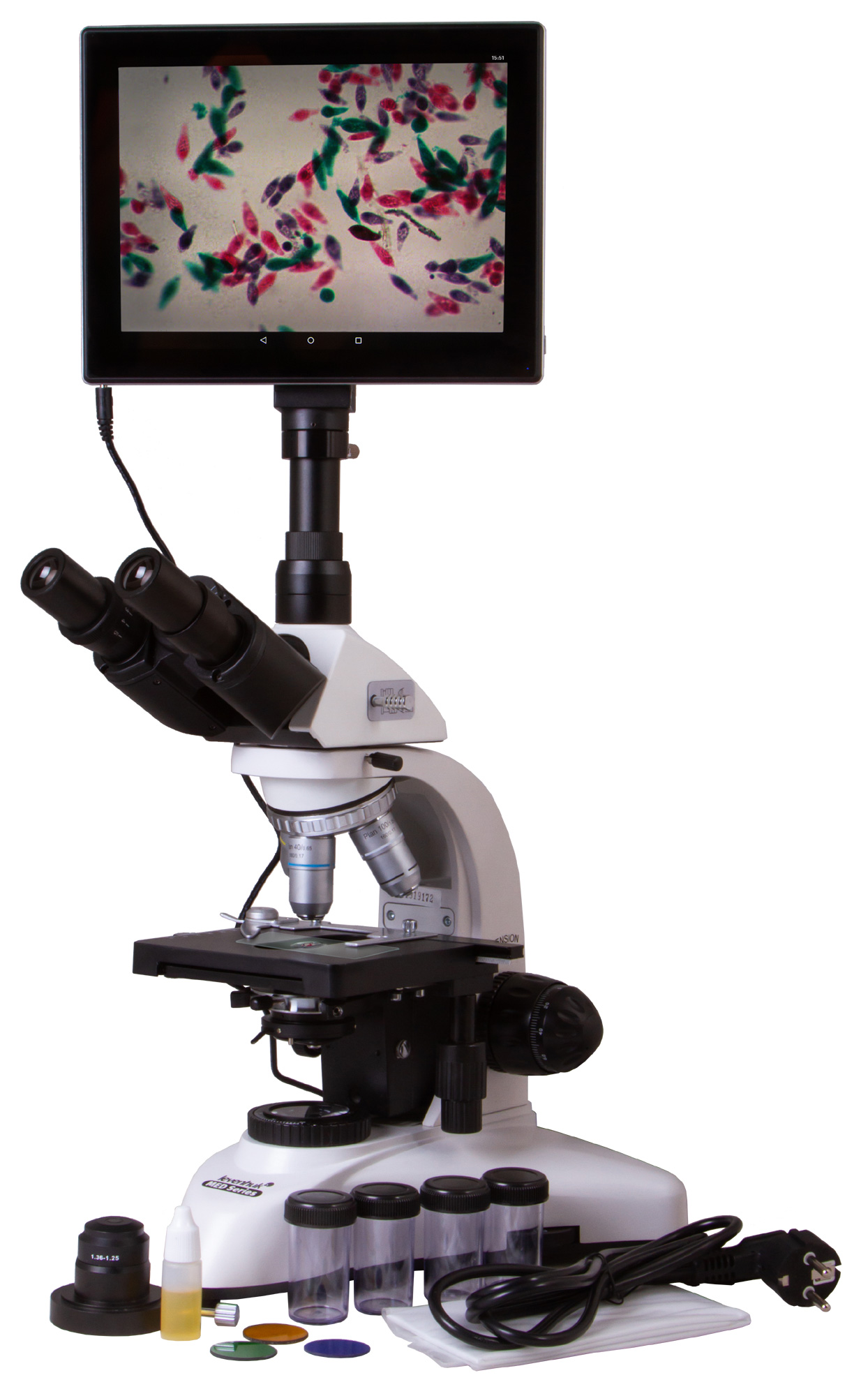 Levenhuk MED D25T LCD Dijital Trinoküler Mikroskop