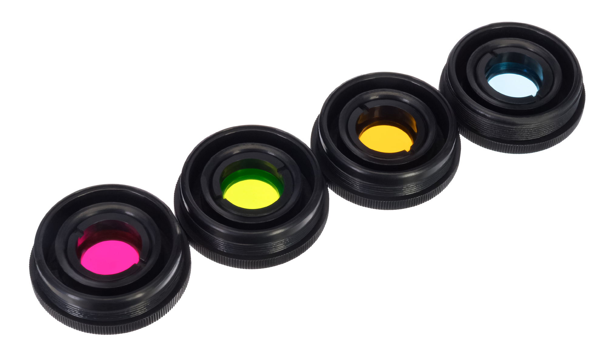Bresser 1,25’’ Color Filters Set Essential (Red, Green, Blue, Yellow)