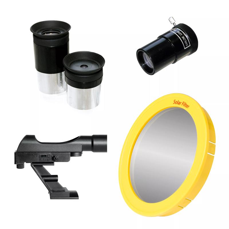 Bresser Polaris-II AR-102/600 EQ-3 AT-3 Telescope with solar filter