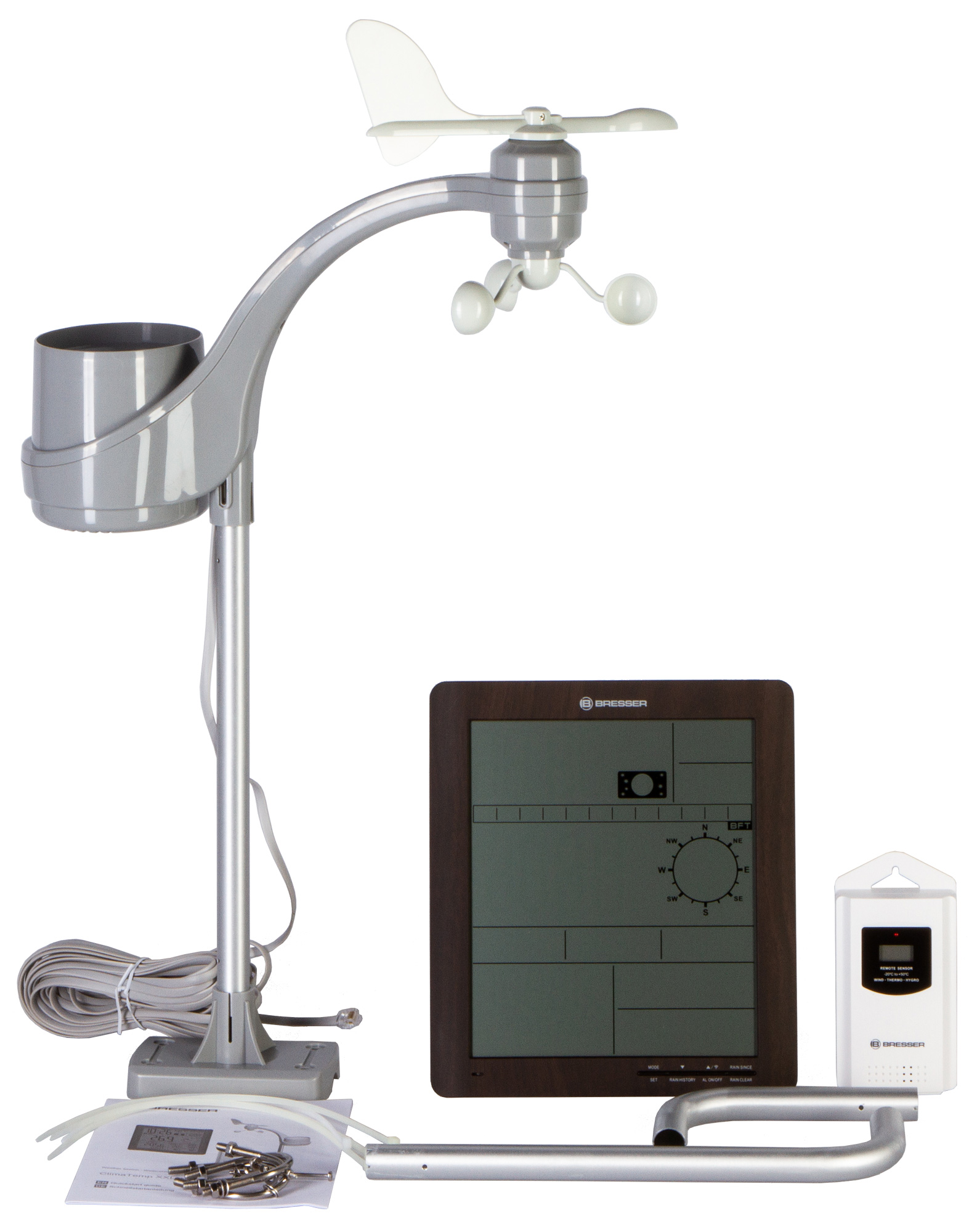 Bresser ClimaTemp XXL Weather Station, wooden look