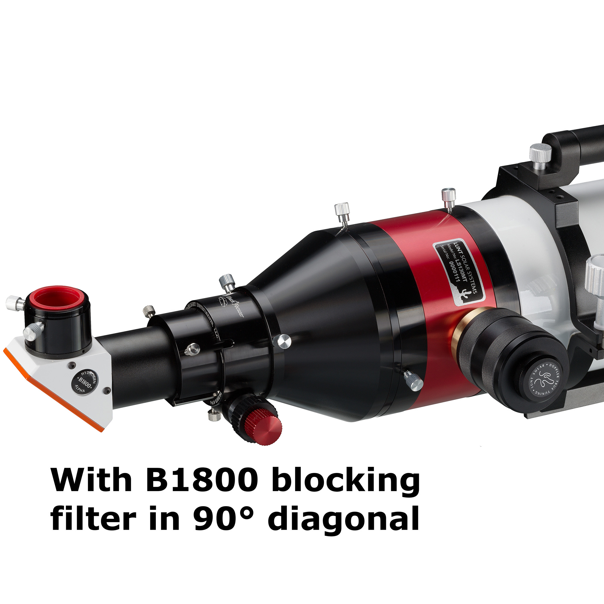 LUNT LS130THa/B1800 H-alpha Solar Telescope