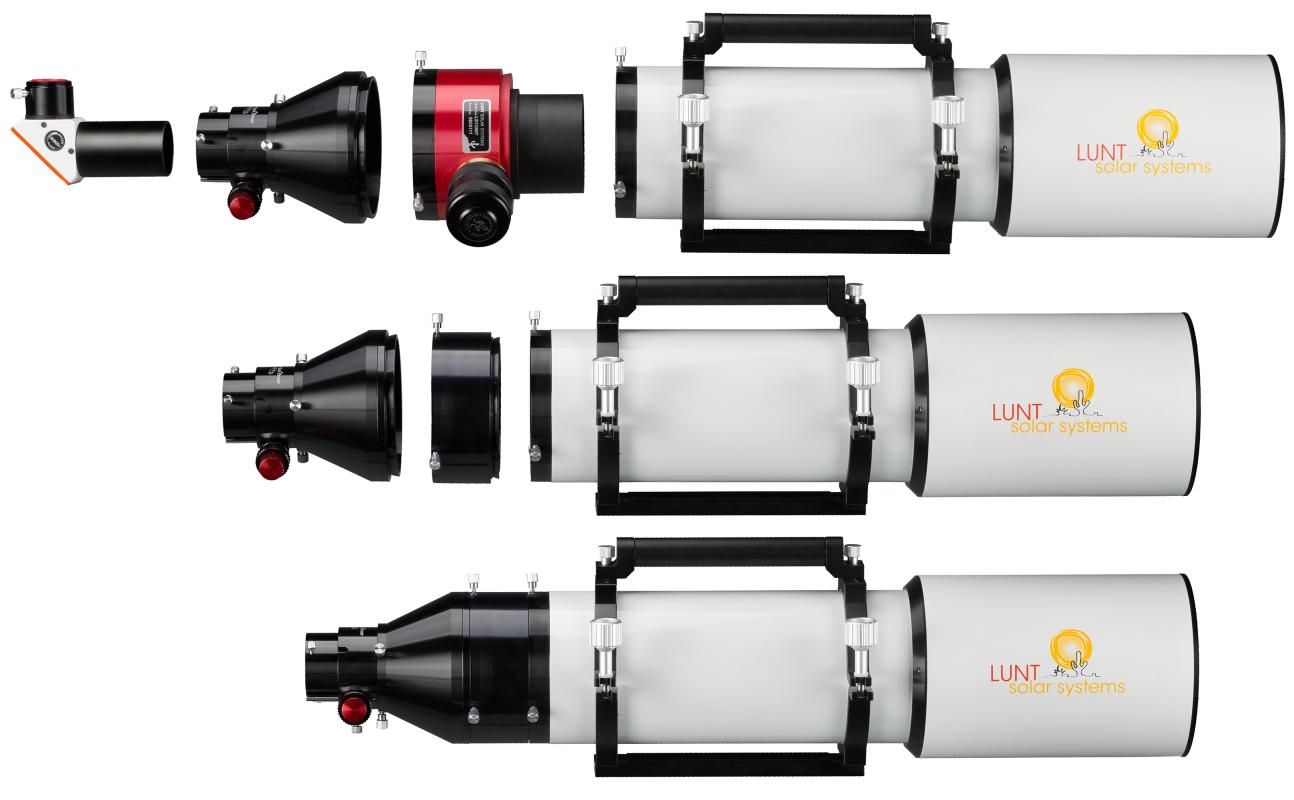 LUNT LS130THa/B1800 H-alpha Solar Telescope