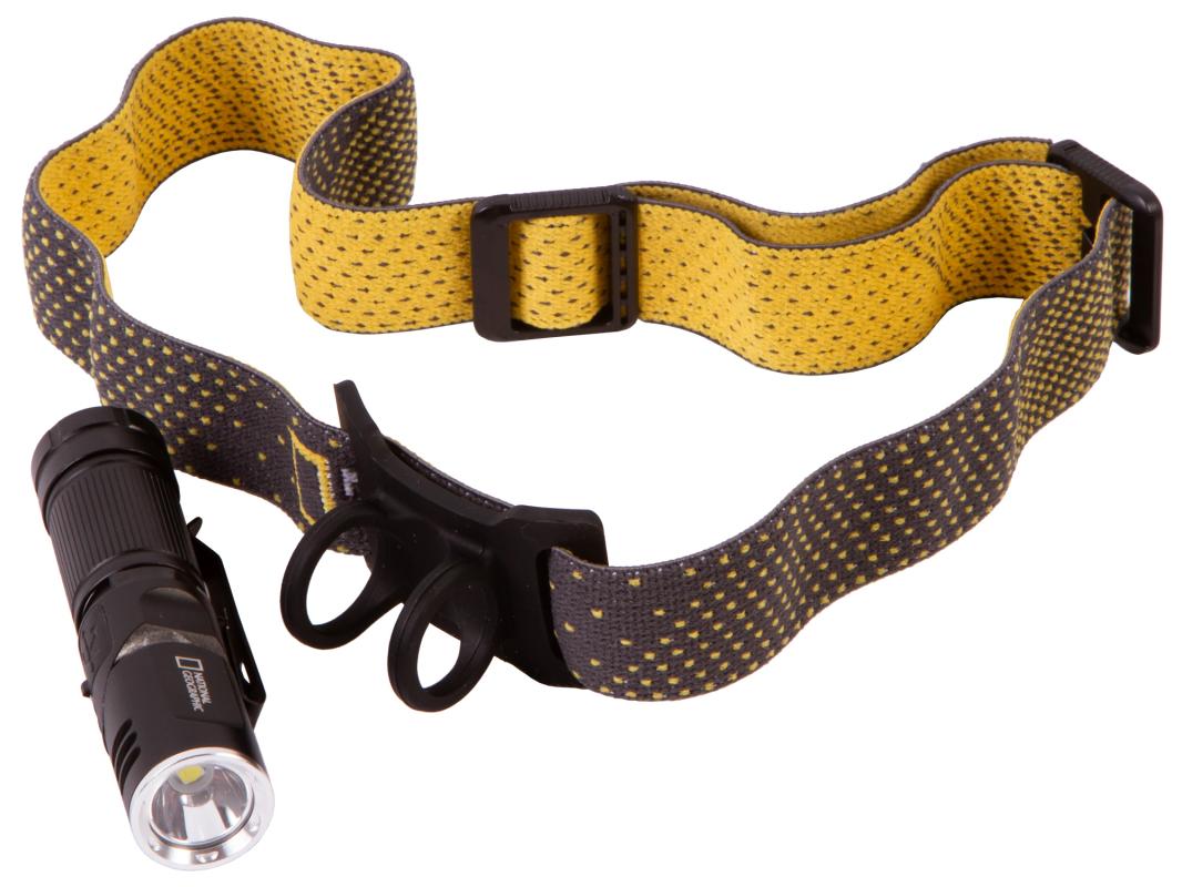 Bresser National Geographic ILUMINOS 450 LED Flashlight with Head Mount