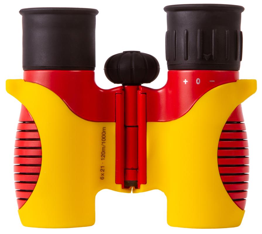 Bresser Junior 6x21 Binoculars for children, yellow