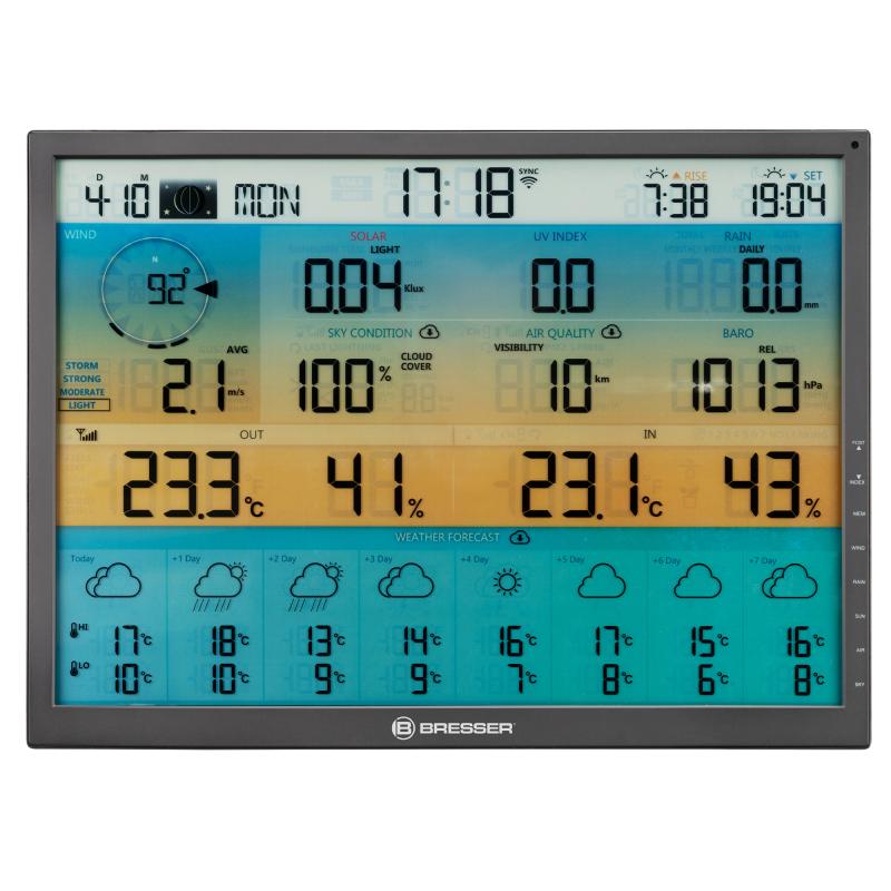 Bresser 7-in-1 8-Day 4CAST Wi-Fi Weather Center