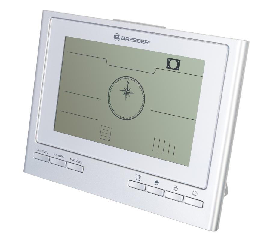 Bresser 7-in-1 ClimateScout Exclusive Line Weather Center, silver