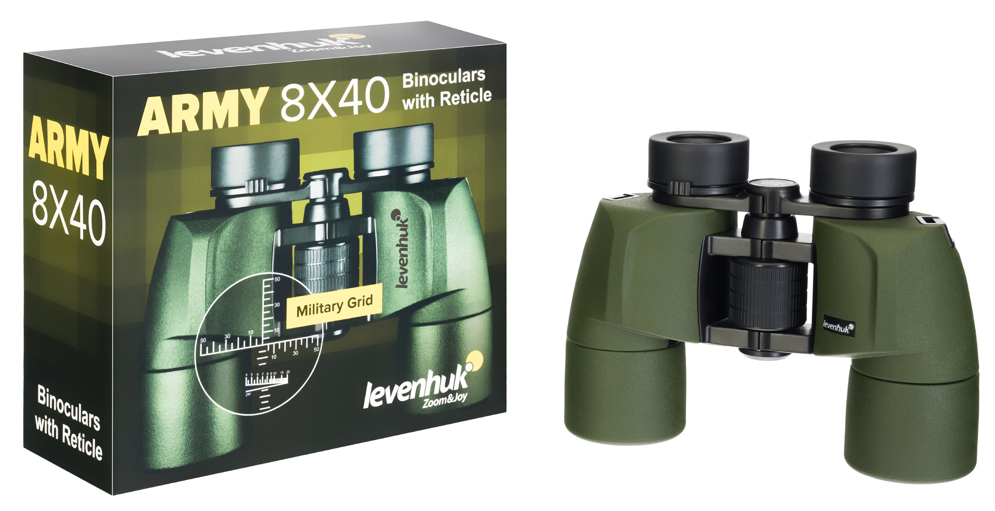 Levenhuk Army 8x40 Artıkıllı Binoküler Dürbün