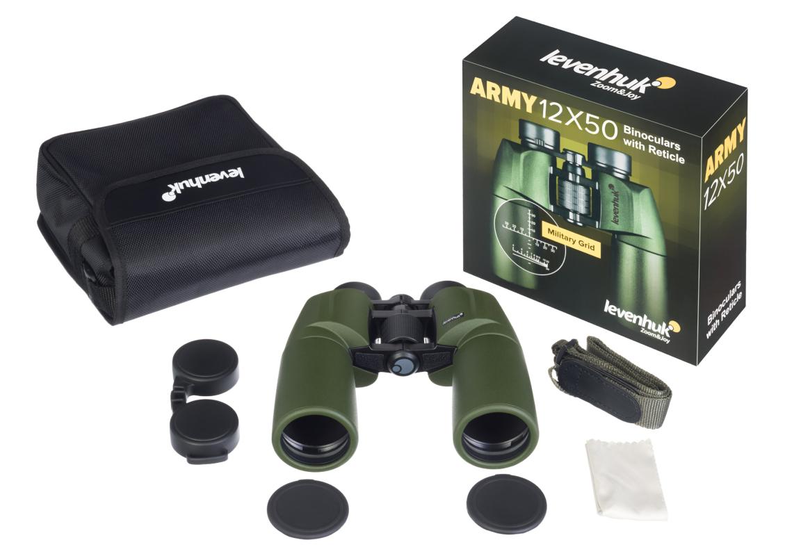 Levenhuk Army 12x50 Artıkıllı Binoküler Dürbün