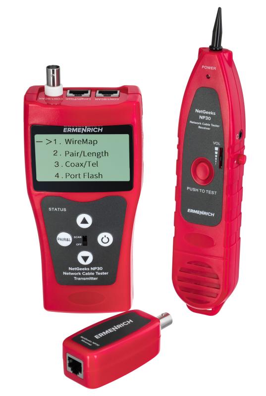 Ermenrich NetGeeks NP30 Ağ Kablosu Test Cihazı