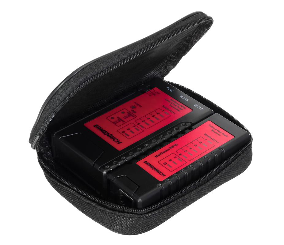 Ermenrich NetGeeks NP10 Kablo ve PoE Test Cihazı
