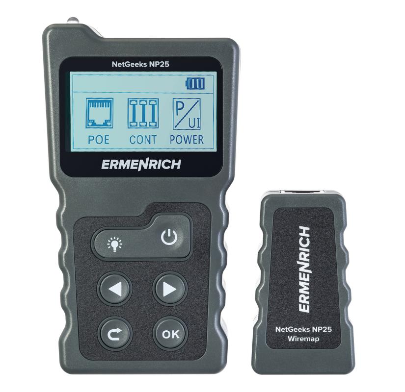 Ermenrich NetGeeks NP25 PoE Test Cihazı