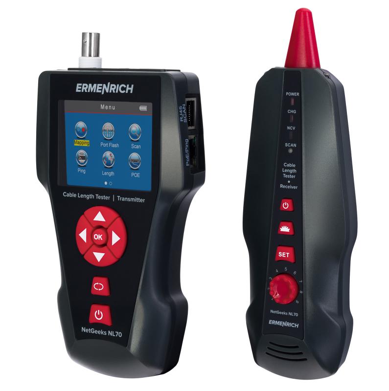 Ermenrich NetGeeks NL70 Kablo Uzunluğu Test Cihazı