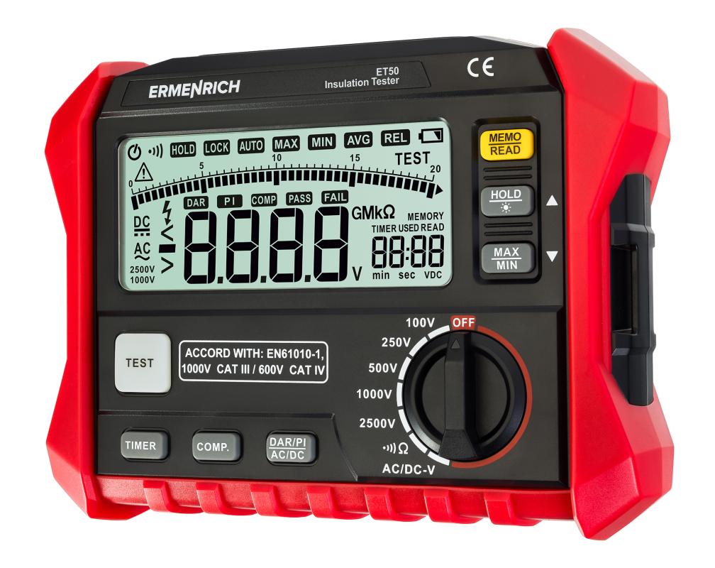 Ermenrich Ping ET50 Yalıtım Test Cihazı