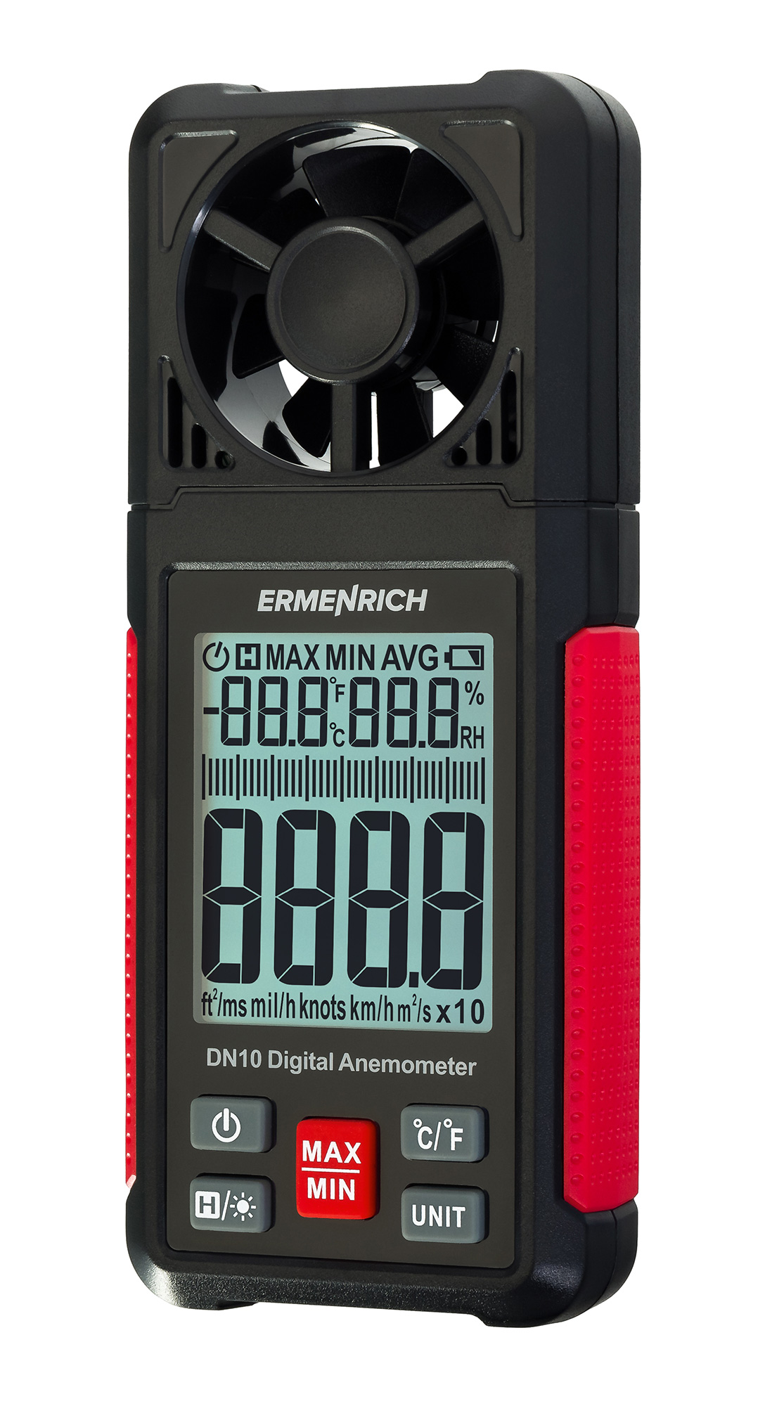 Ermenrich Seek DN10 Dijital Anemometre