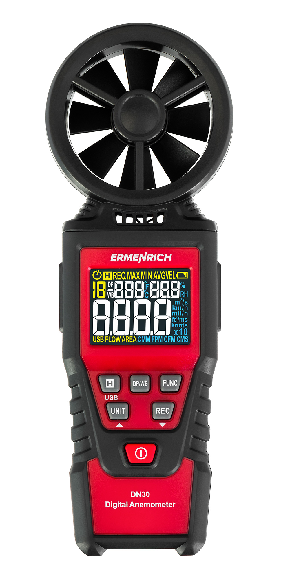 Ermenrich Seek DN30 Dijital Anemometre