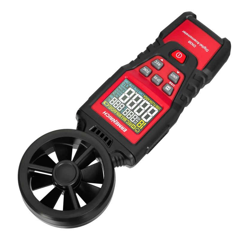 Ermenrich Seek DN30 Dijital Anemometre