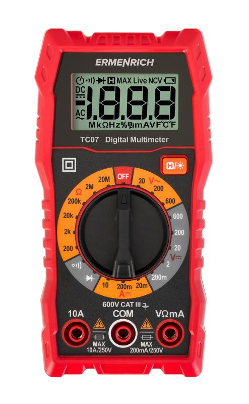 Ermenrich Zing TC07 Dijital Multimetre