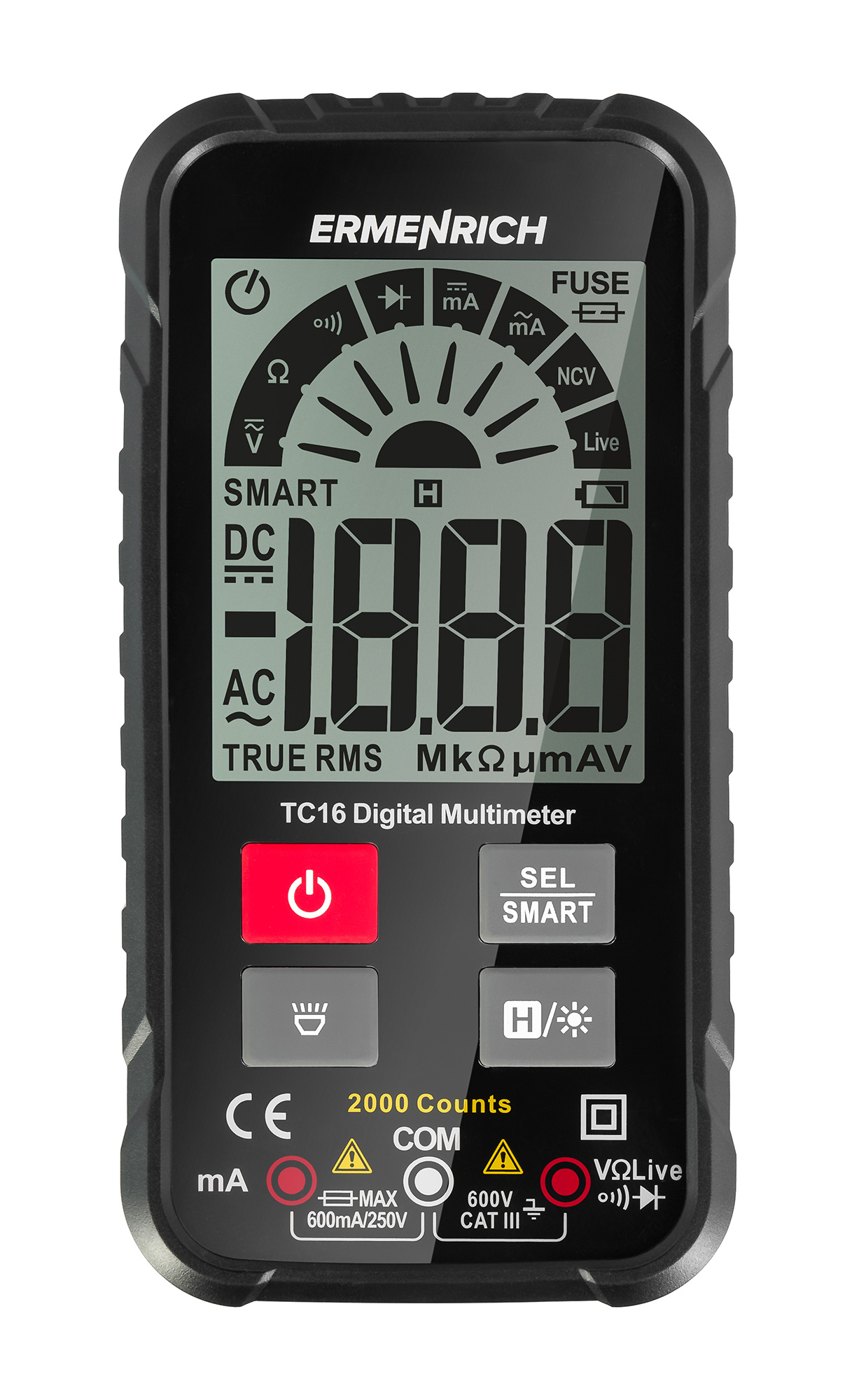 Ermenrich Zing TC16 Dijital Multimetre