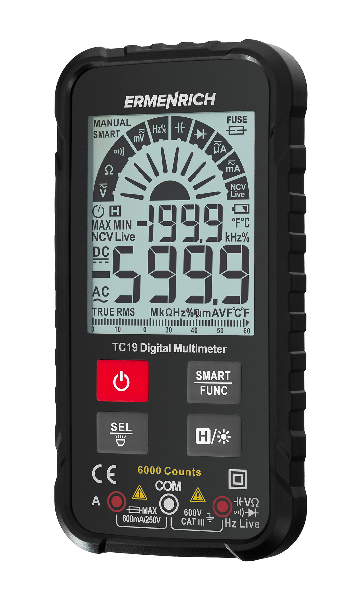 Ermenrich Zing TC19 Dijital Multimetre