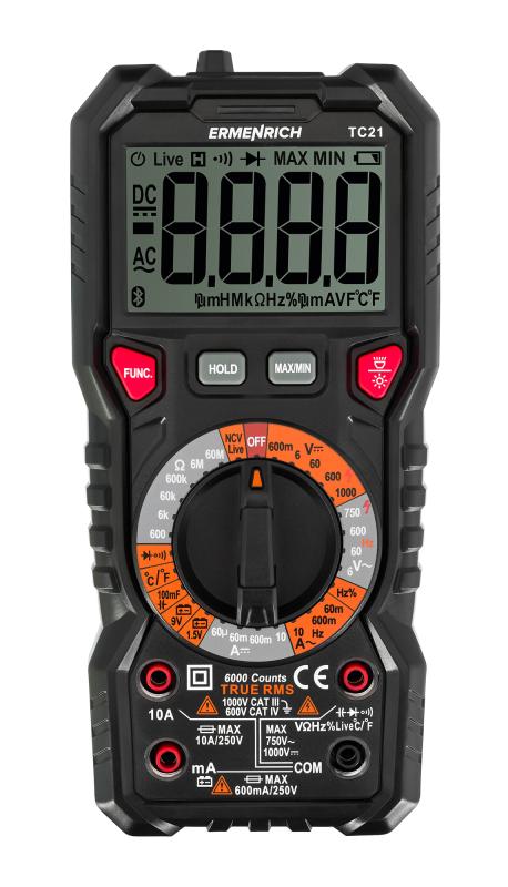 Ermenrich Zing TC21 Dijital Multimetre