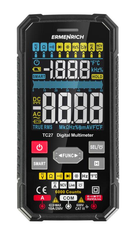 Ermenrich Zing TC27 Dijital Multimetre