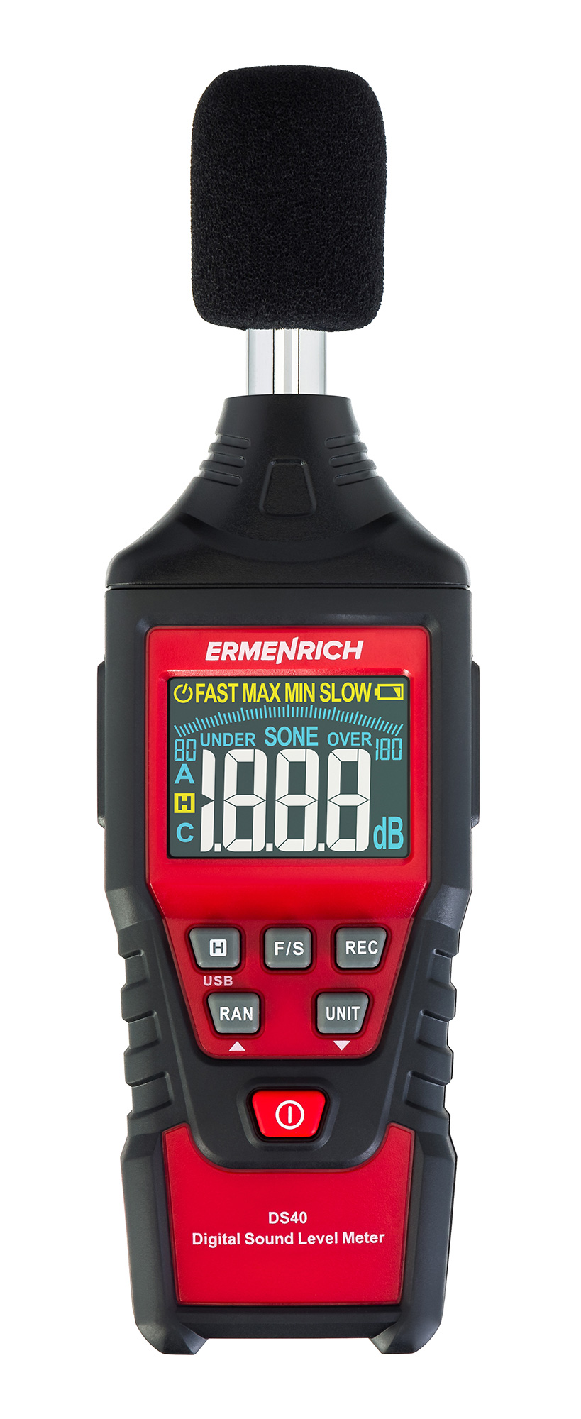 Ermenrich Seek DS40 Dijital Ses Seviyesi Ölçer