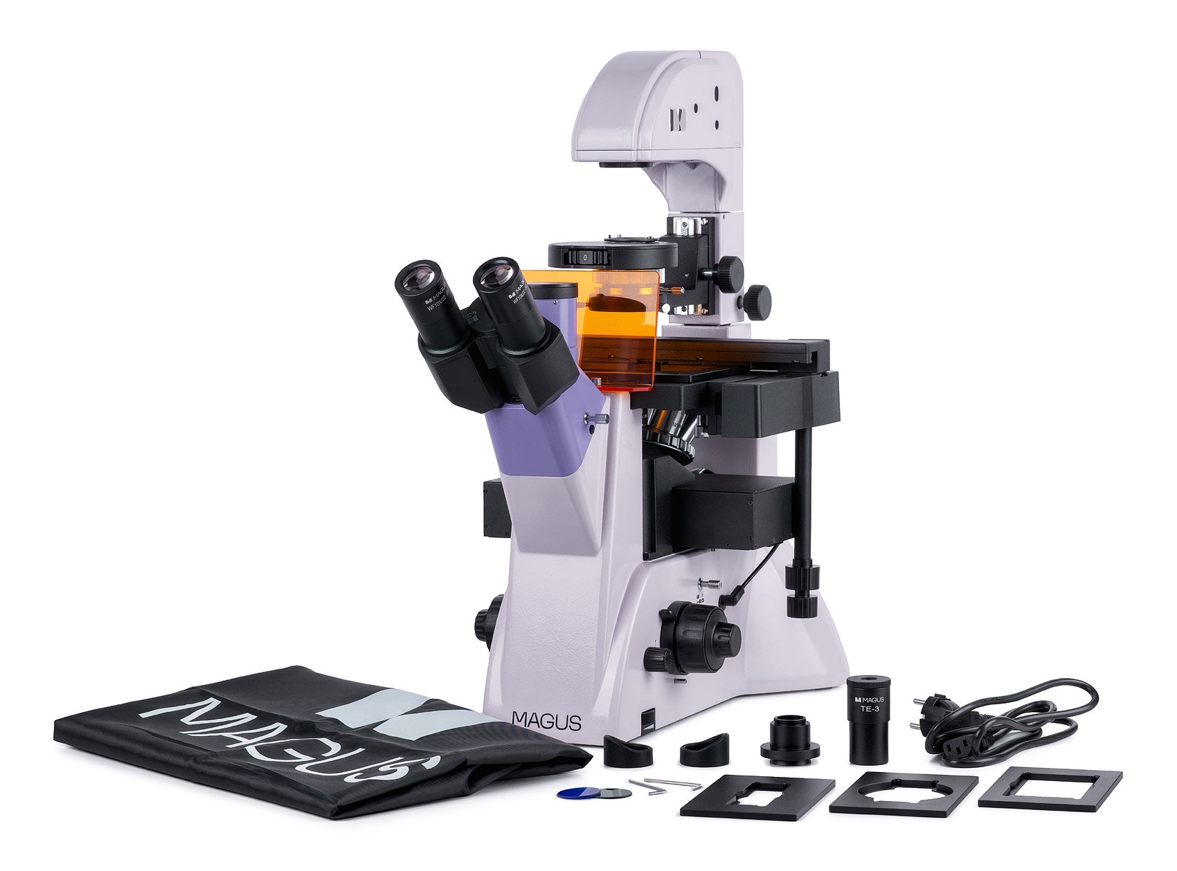 MAGUS Lum VD500L LCD Floresan İnverted Dijital Mikroskop