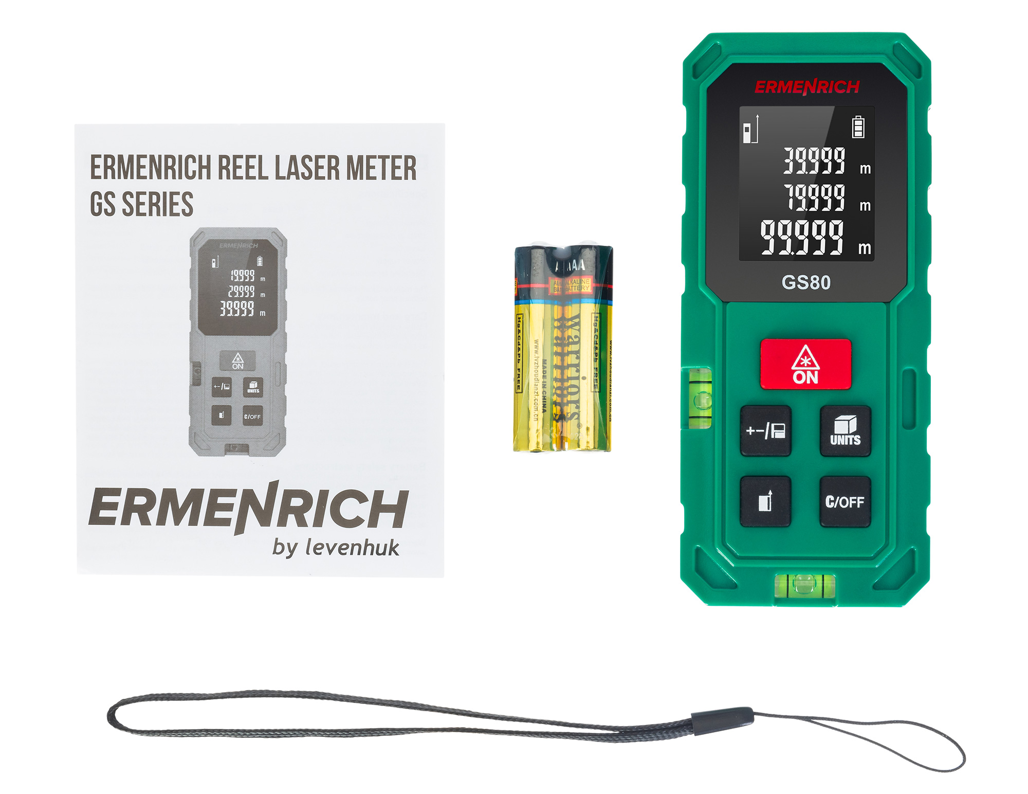 Ermenrich Reel PLUS GS80 Lazer Metre