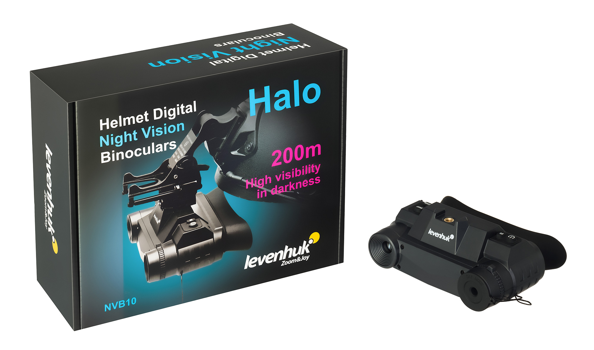 Levenhuk Halo NVB10 Helmet Dijital Gece Görüş Binoküler