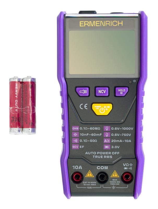 Ermenrich Zing TC20 Dijital Multimetre