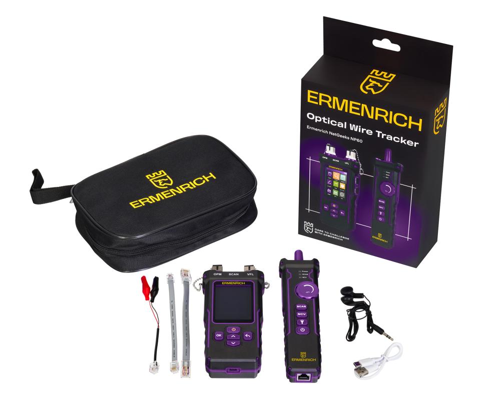 Ermenrich NetGeeks NP60 Optik Kablo İzleme Cihazı